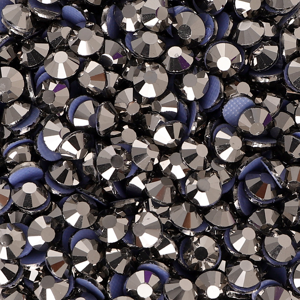 Hematite Glass HotFix Rhinestones Secondary image