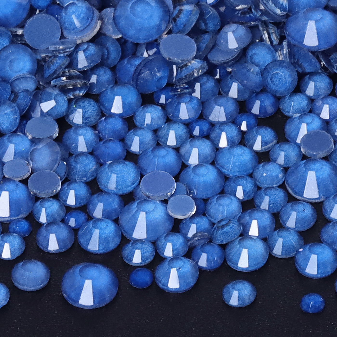 Mixed Sizes Mocha Neon Montana Glass Flat Back Rhinestones For Nail Art WholesaleRhinestone