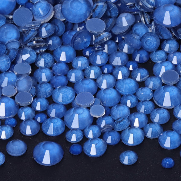 Mixed Sizes Mocha Neon Montana Glass Flat Back Rhinestones For Nail Art WholesaleRhinestone
