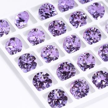 Violet XIRIUS Chaton Shape High Quality Glass Pointed Back Fancy Rhinestones WholesaleRhinestone