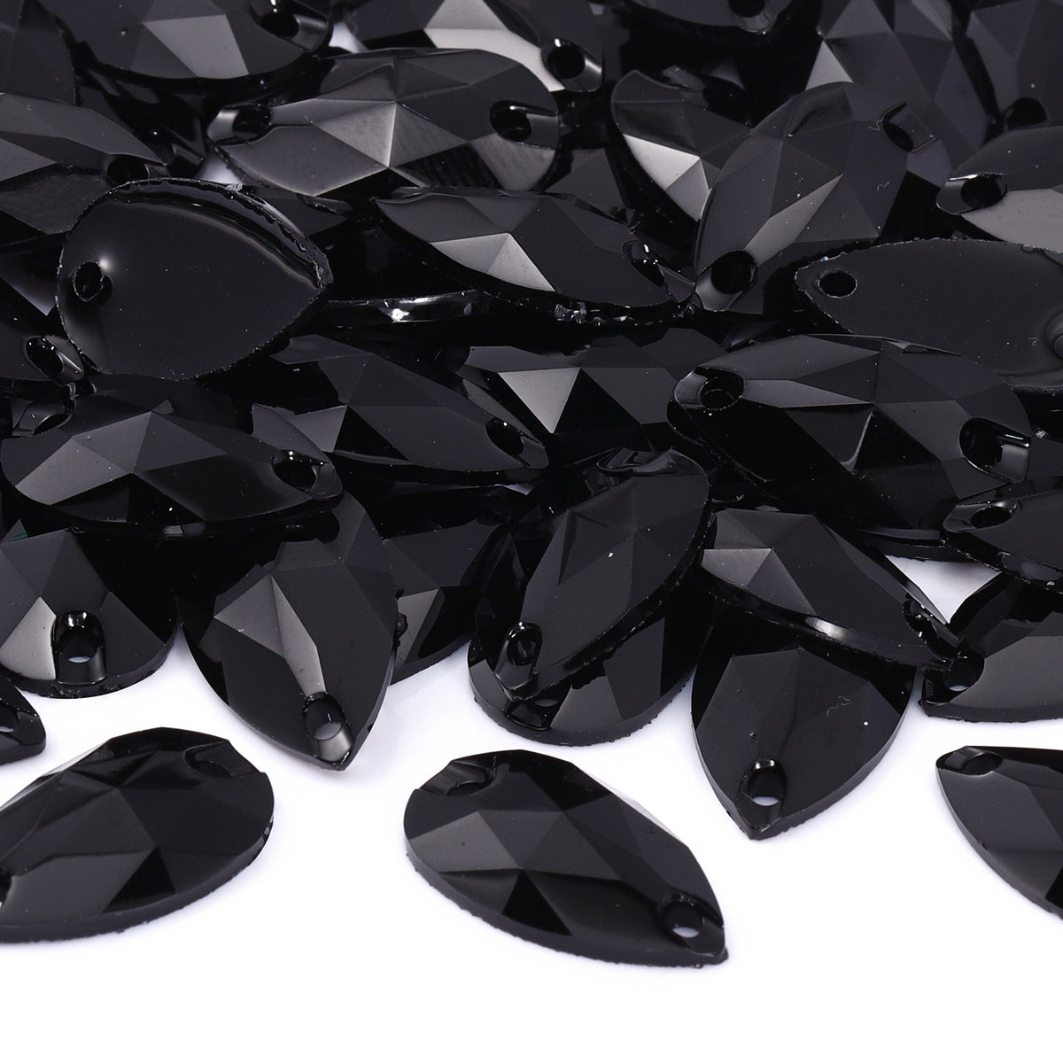 Drop Black Resin Sew-on Rhinestones For Dance Costume WholesaleRhinestone Hauptbild