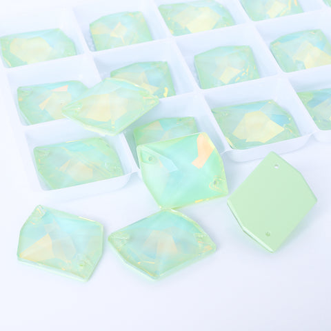 Light Azore AM Cosmic Shape High Quality Glass Sew-on Rhinestones