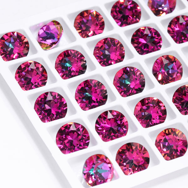 Heliotrope XIRIUS Chaton Shape High Quality Glass Pointed Back Fancy Rhinestones