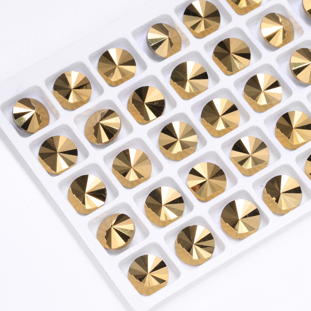 Dorado Rivoli Shape High Quality Glass Pointed Back Fancy Rhinestones WholesaleRhinestone