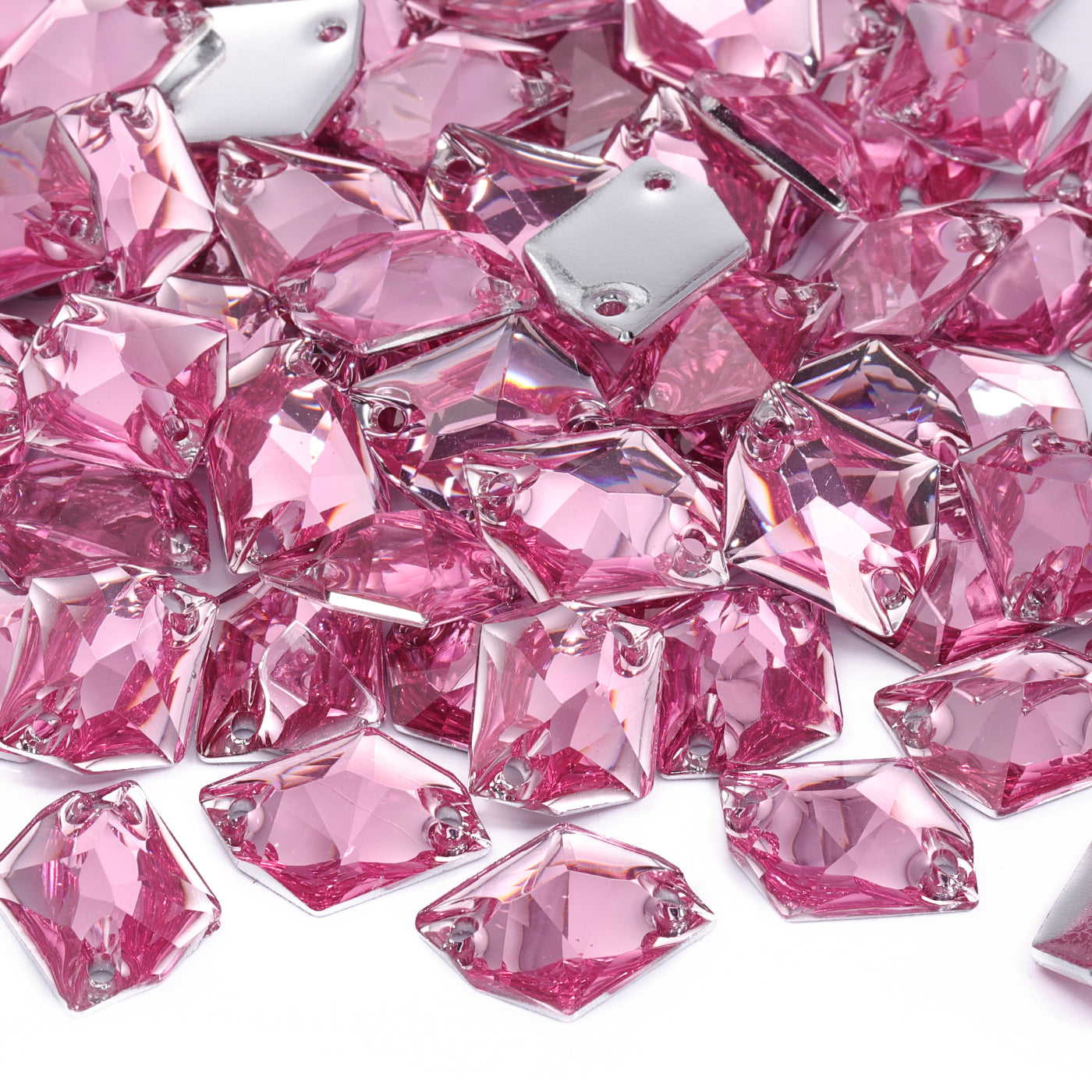 Cosmic Pink Resin Sew-on Rhinestones For Dance Costume WholesaleRhinestone