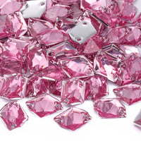 Cosmic Pink Resin Sew-on Rhinestones For Dance Costume WholesaleRhinestone