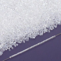 Transparent Luster Color Hight Quality Glass Cylinder Seed Beads 1.6 MM Size BS1002