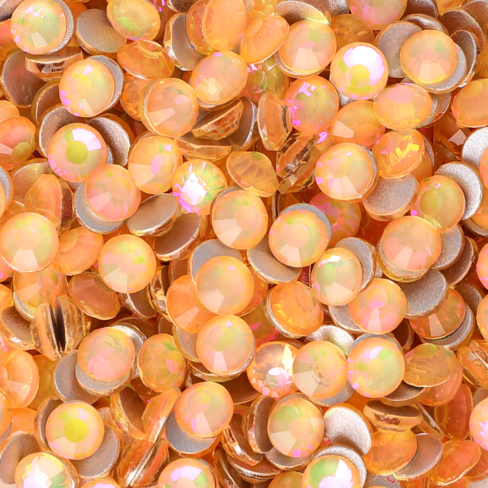 Crystal Sunlight Glass Flatback Rhinestones Srebrny tył Drugie zdjęcie produktu