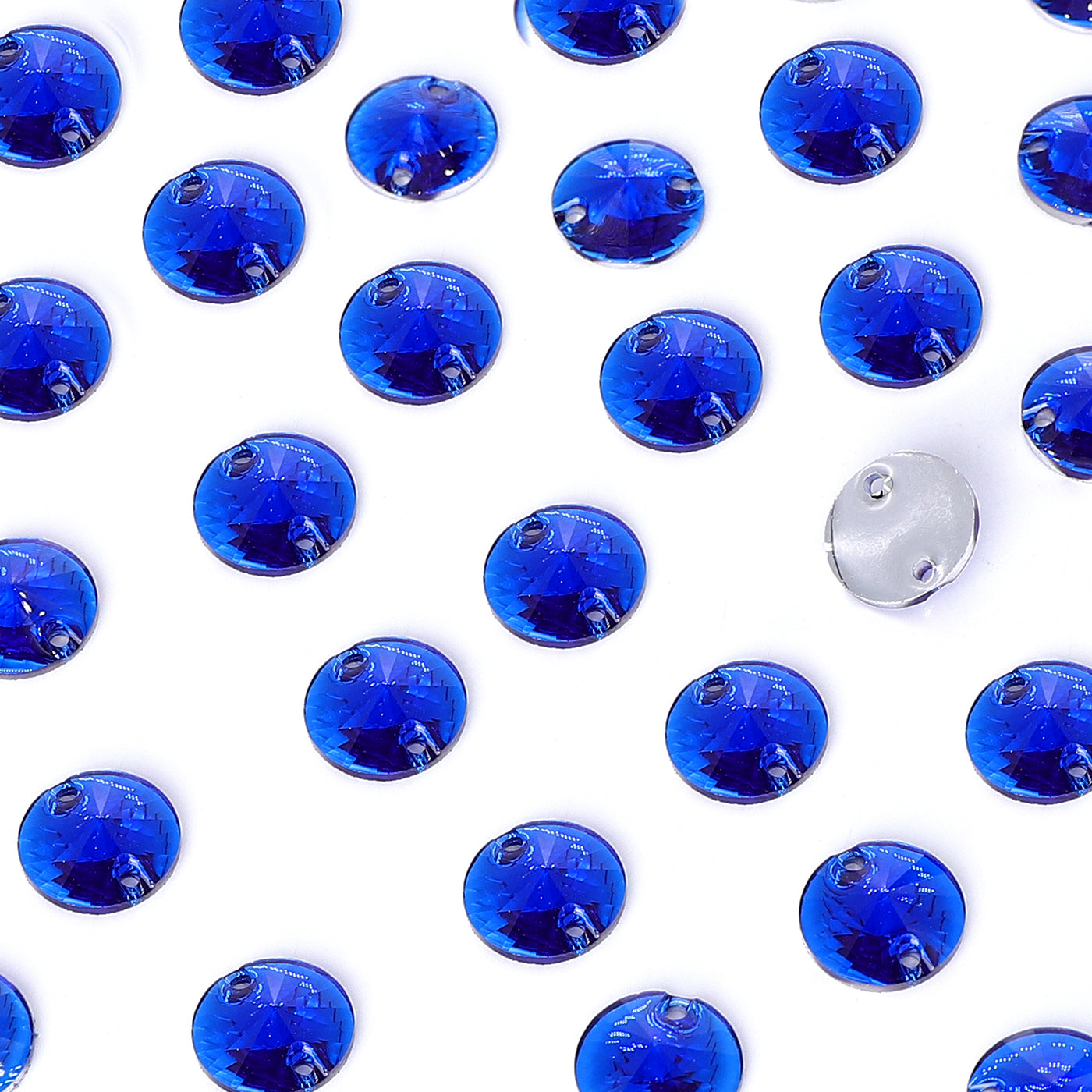 Rivoli Sapphire Resin Sew-on Rhinestones For Dance Costume WholesaleRhinestone