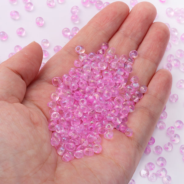 Various Colors Transparent AB Drop Shape Glass Seed Beads WholesaleRhinestone