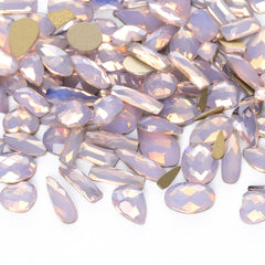 Mixed Shapes Pink Opal Flat Back Fancy Rhinestones For Nail Art WholesaleRhinestone
