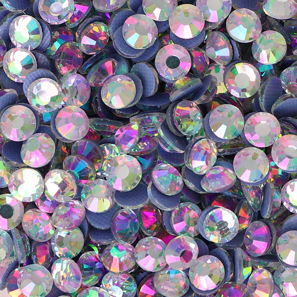 Glitter Pink Glass HotFix Rhinestones Secondary image