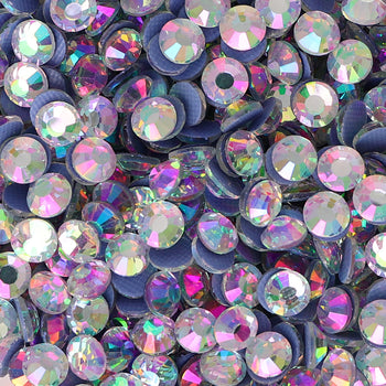 Glitter Pink Glass HotFix Rhinestones WholesaleRhinestone