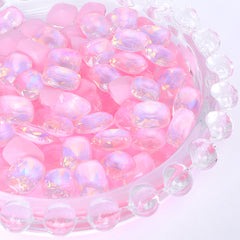 Light Pink AM Pillow Shape Glass Pointed Back Fancy Rhinestones WholesaleRhinestone