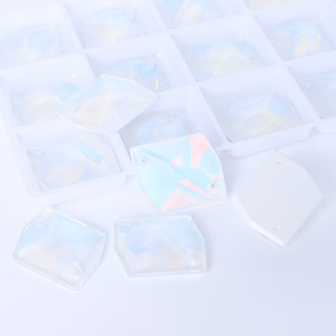 Crystal AM Cosmic Shape High Quality Glass Sew-on Rhinestones Secondary image