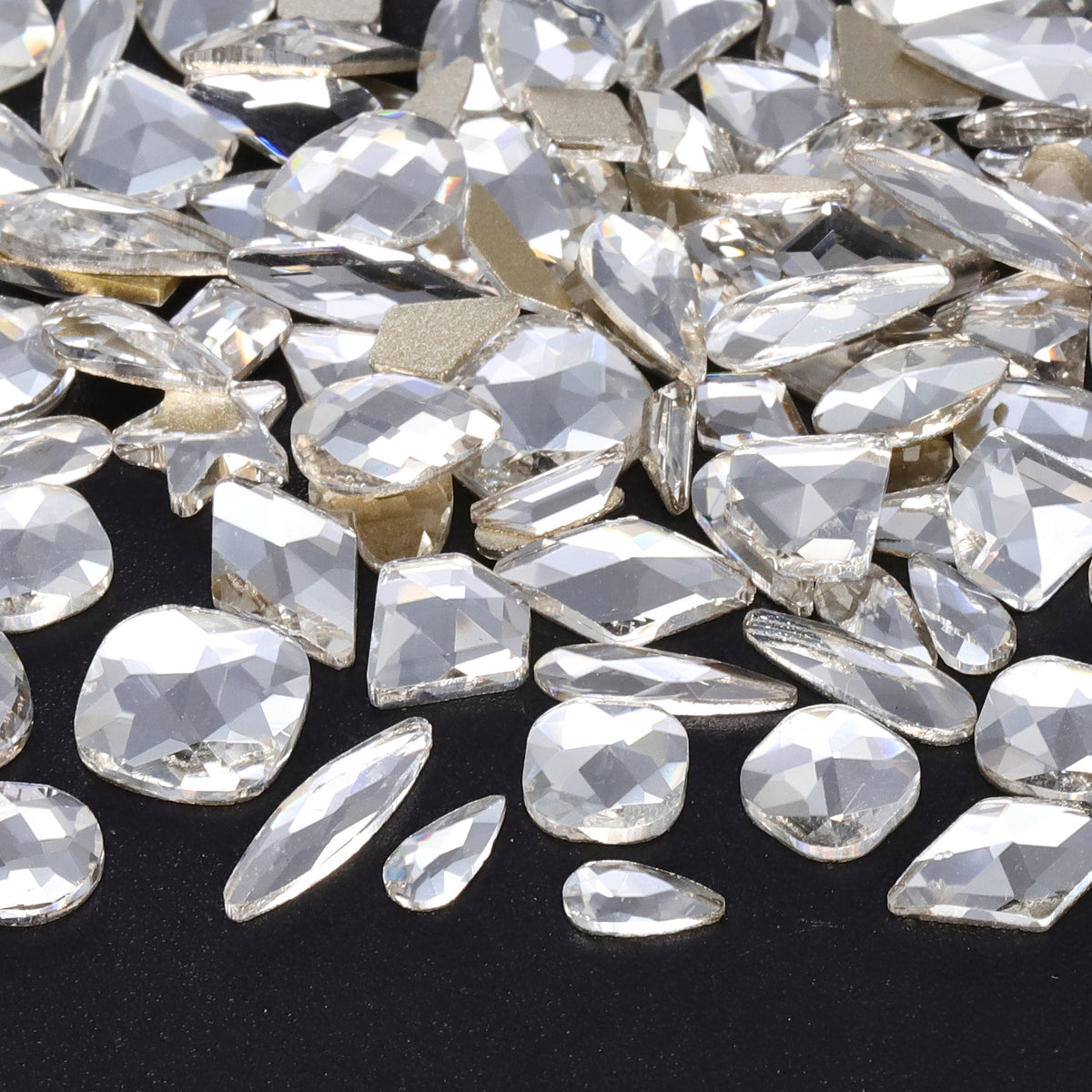 Mixed Shapes Crystal Flat Back Fancy Rhinestones For Nail Art WholesaleRhinestone Hauptbild