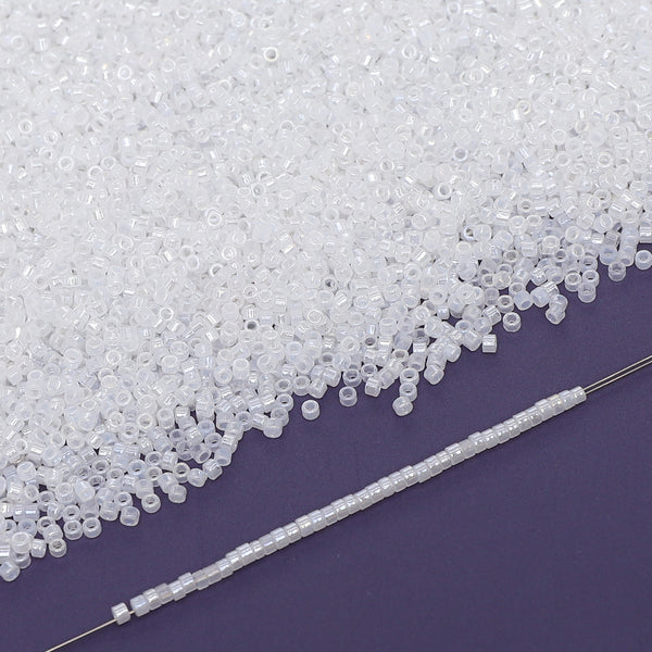 Transparent Ceylon Color Hight Quality Glass Cylinder Seed Beads 1.6 MM Size BS1003 WholesaleRhinestone