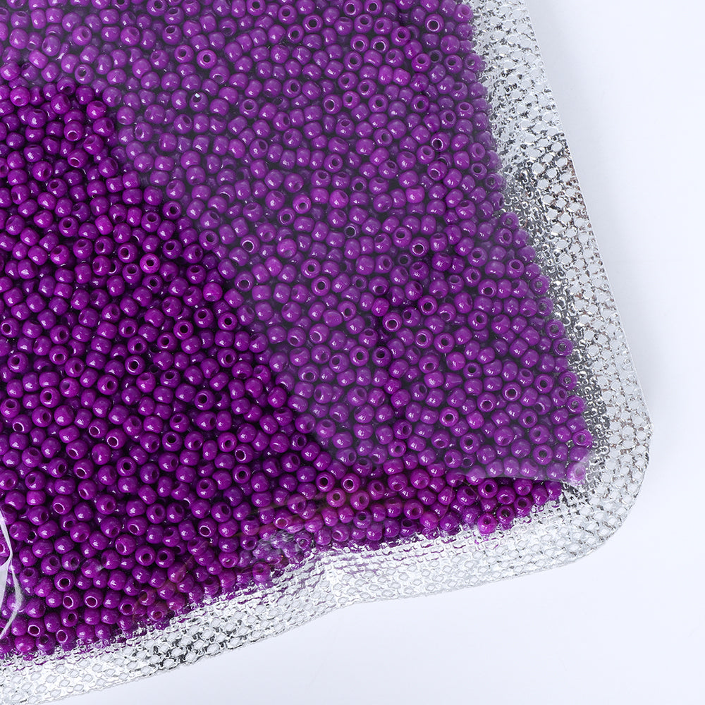Glass galvaniserte frøperler 12/0 størrelse 1,8 mm GA-1055 farge