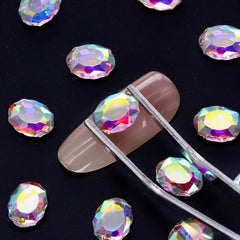 Crystal AB Magic Mirror Shape Pointed Back Fancy Rhinestones For Nail Art WholesaleRhinestone