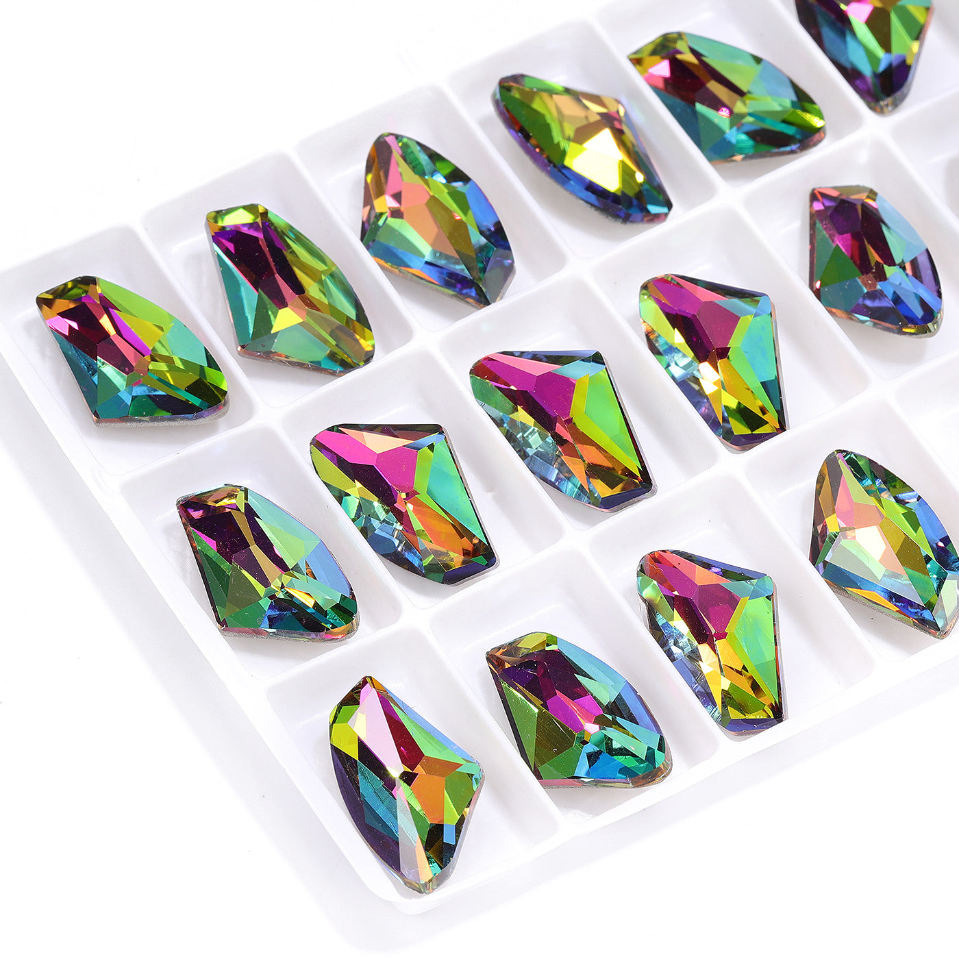 Vitrail Medium Galactic Shape High Quality Glass Pointed Back Fancy Rhinestones Secondary image