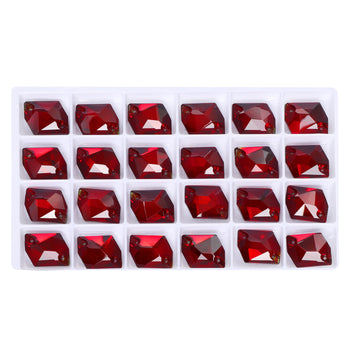Siam Cosmic Shape High Quality Glass Sew-on Rhinestones WholesaleRhinestone