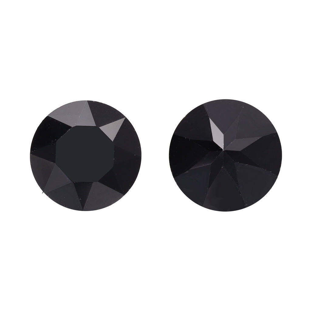 Jet XIRIUS Chaton Shape High Quality Glass Pointed Back Fancy Rhinestones WholesaleRhinestone