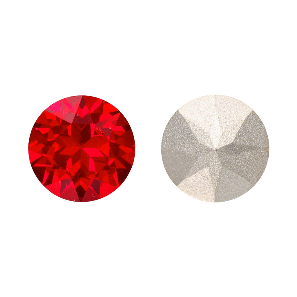 Light Siam XIRIUS Chaton Shape High Quality Glass Pointed Back Fancy Rhinestones WholesaleRhinestone
