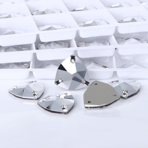 Komeet argent licht trilliant vorm hoogwaardige glazen naa-on-strass Secundaire afbeelding