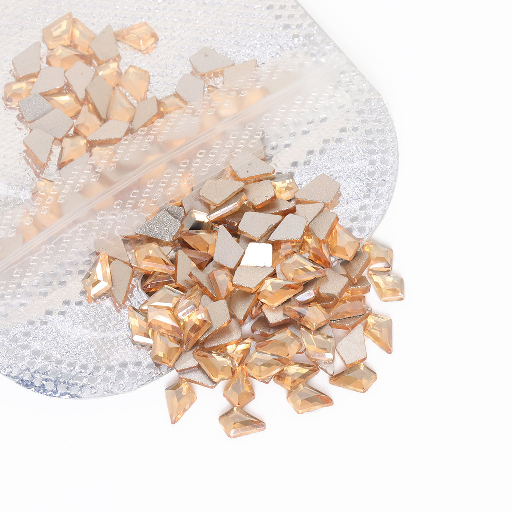 Arrow Shape Golden Shadow Flat Back Fancy Rhinestones WholesaleRhinestone