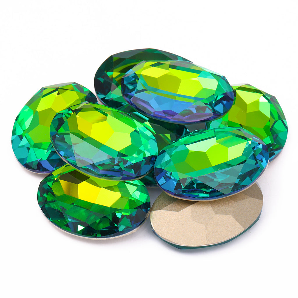 Sphinx Big Oval Shape High Quality Glass Pointed Back Fancy Rhinestones WholesaleRhinestone