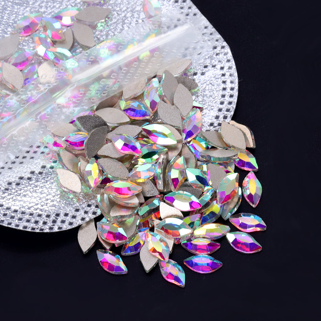 Mermaid Shape Crystal AB Flat Back Fancy Rhinestones WholesaleRhinestone