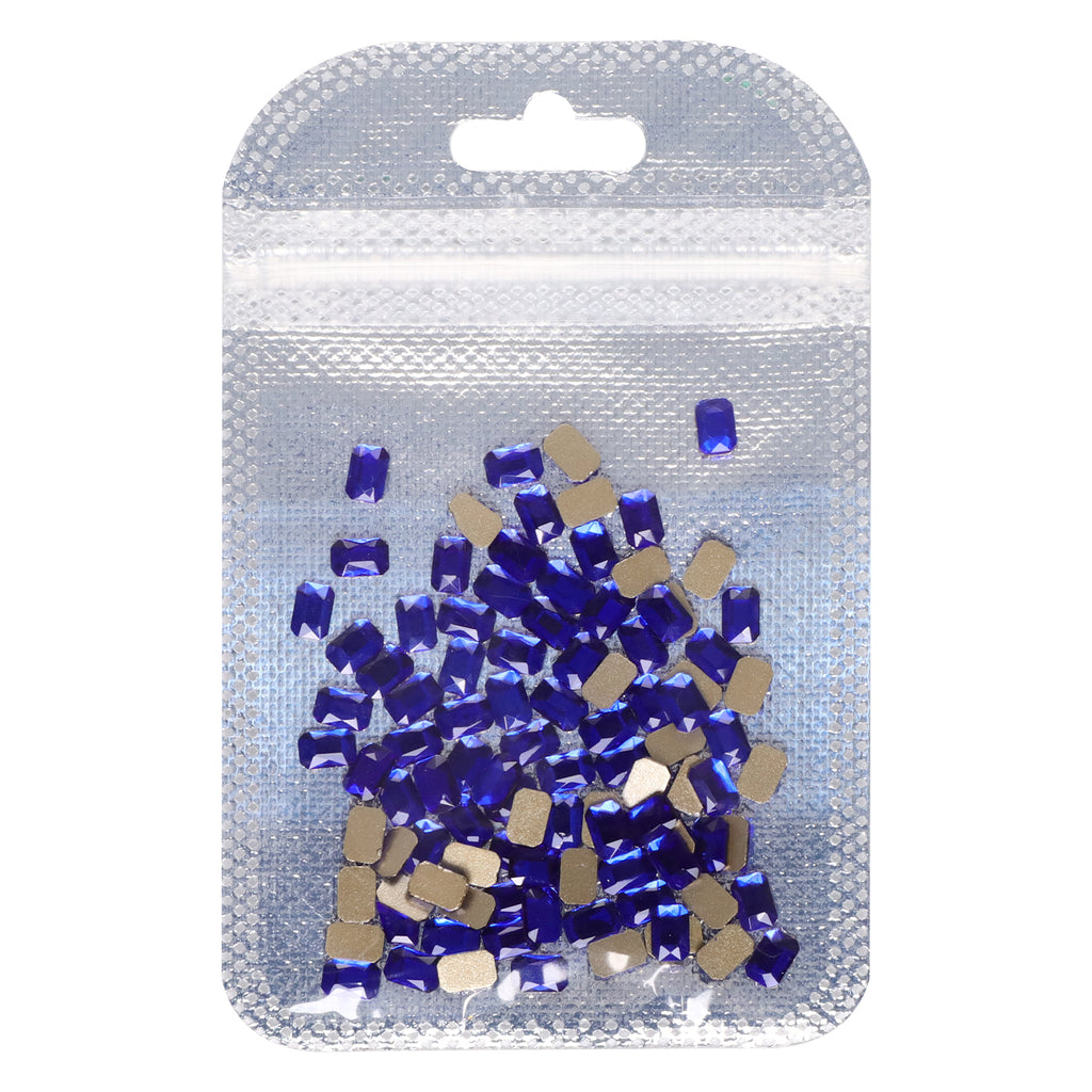 Octagon Shape Sapphire Flat Back Fancy Rhinestones WholesaleRhinestone