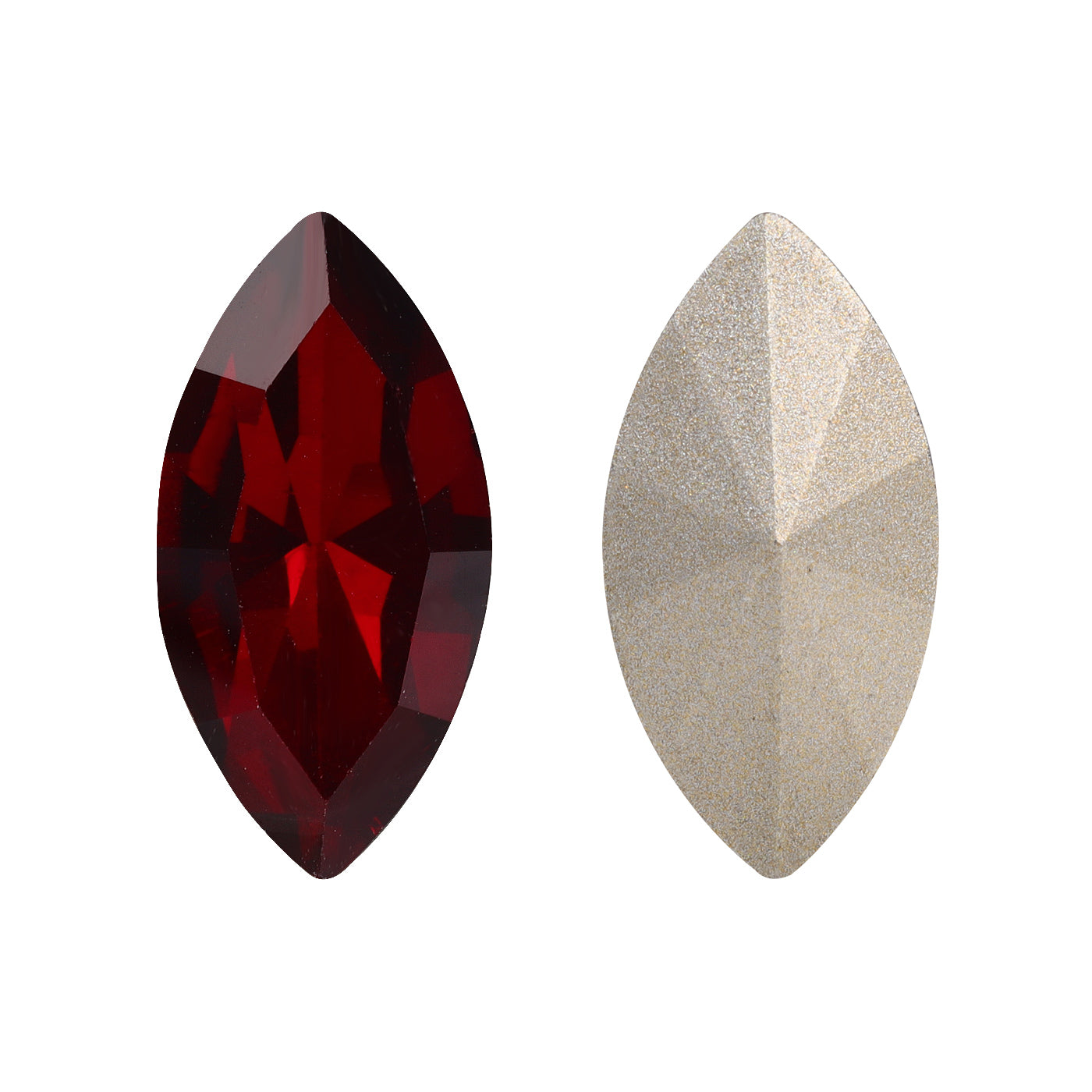 Siam Navette Shape High Quality Glass Pointed Back Fancy Rhinestones WholesaleRhinestone Hauptbild