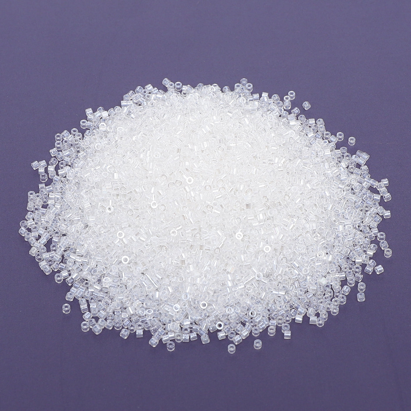 Transparent Luster Color Hight Quality Glass Cylinder Seed Beads 1.6 MM Size BS1002