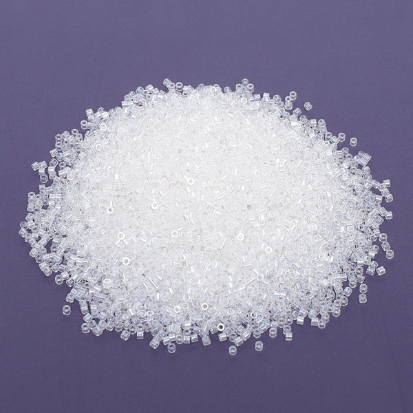 Transparent Luster Color Hight Quality Glass Cylinder Seed Beads 1.6 MM Size BS1002 WholesaleRhinestone