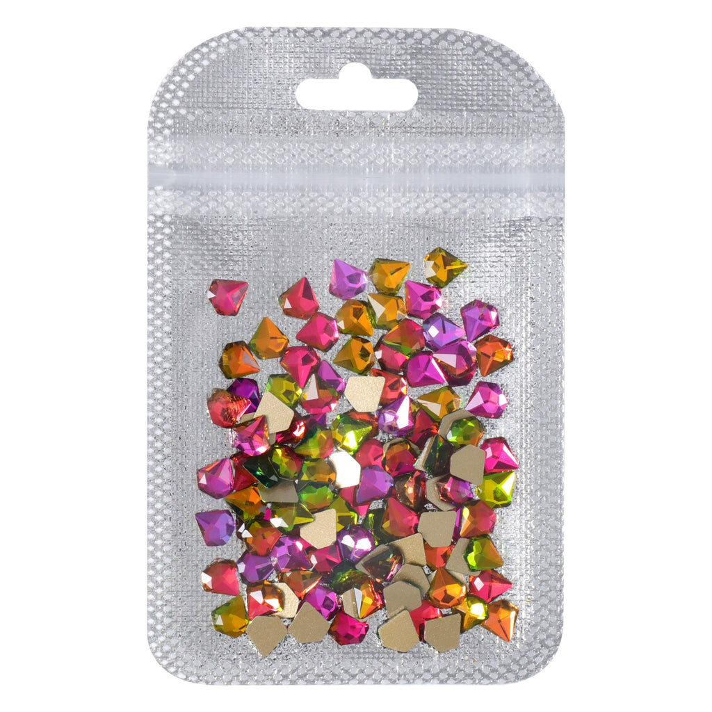 Diamond Shape Rainbow Flat Back Fancy Rhinestones WholesaleRhinestone