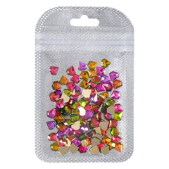 Butterfly Form Black Flat Back Fancy Rhinestones