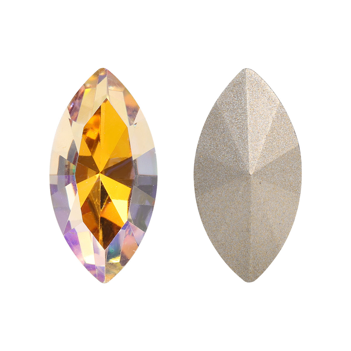 Paradise Shine Navette Shape High Quality Glass Pointed Back Fancy Rhinestones WholesaleRhinestone メイン画像