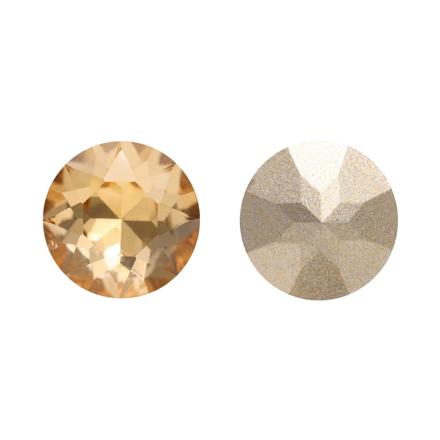 Light Smoked Topaz Gemstone Flower Shape High Quality Glass Pointed Back Fancy Rhinestones WholesaleRhinestone Pääkuva