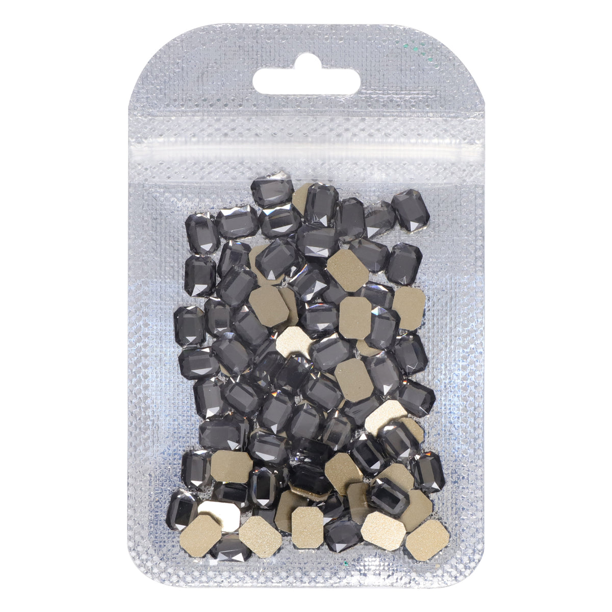 Octagon Shape Black Diamond Flat Back Fancy Rhinestones WholesaleRhinestone