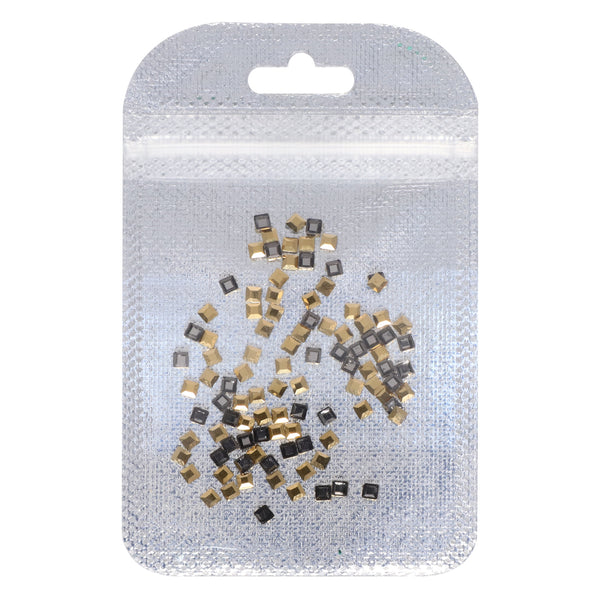 Square Shape Aurum Flat Back Fancy Rhinestones WholesaleRhinestone