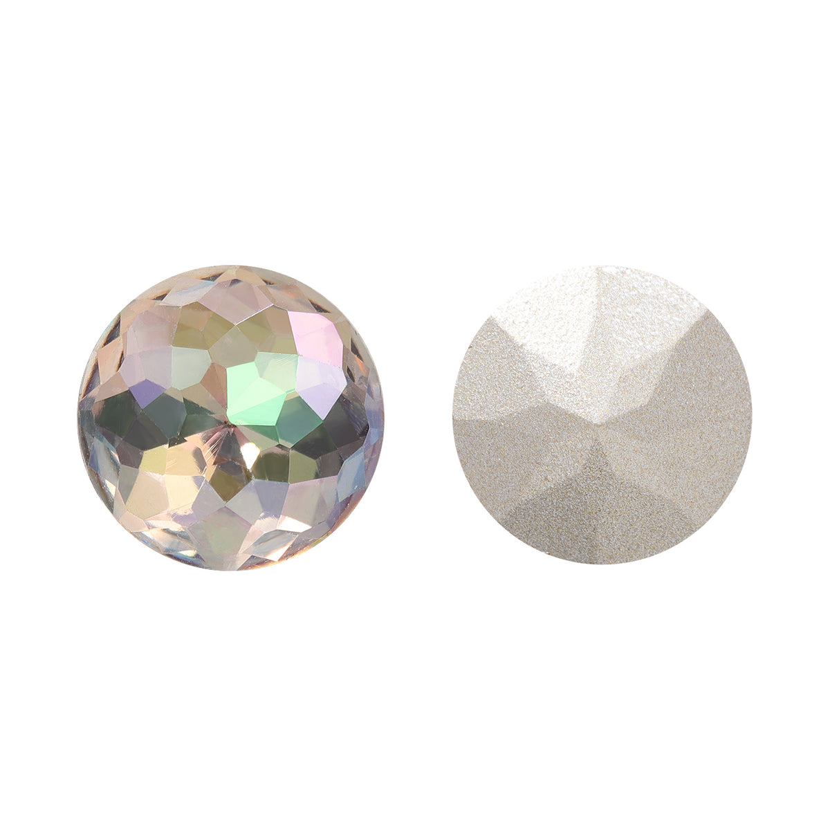 Ghost Light Dome Round Shape High Quality Glass Pointed Back Fancy Rhinestones WholesaleRhinestone Hovedbillede