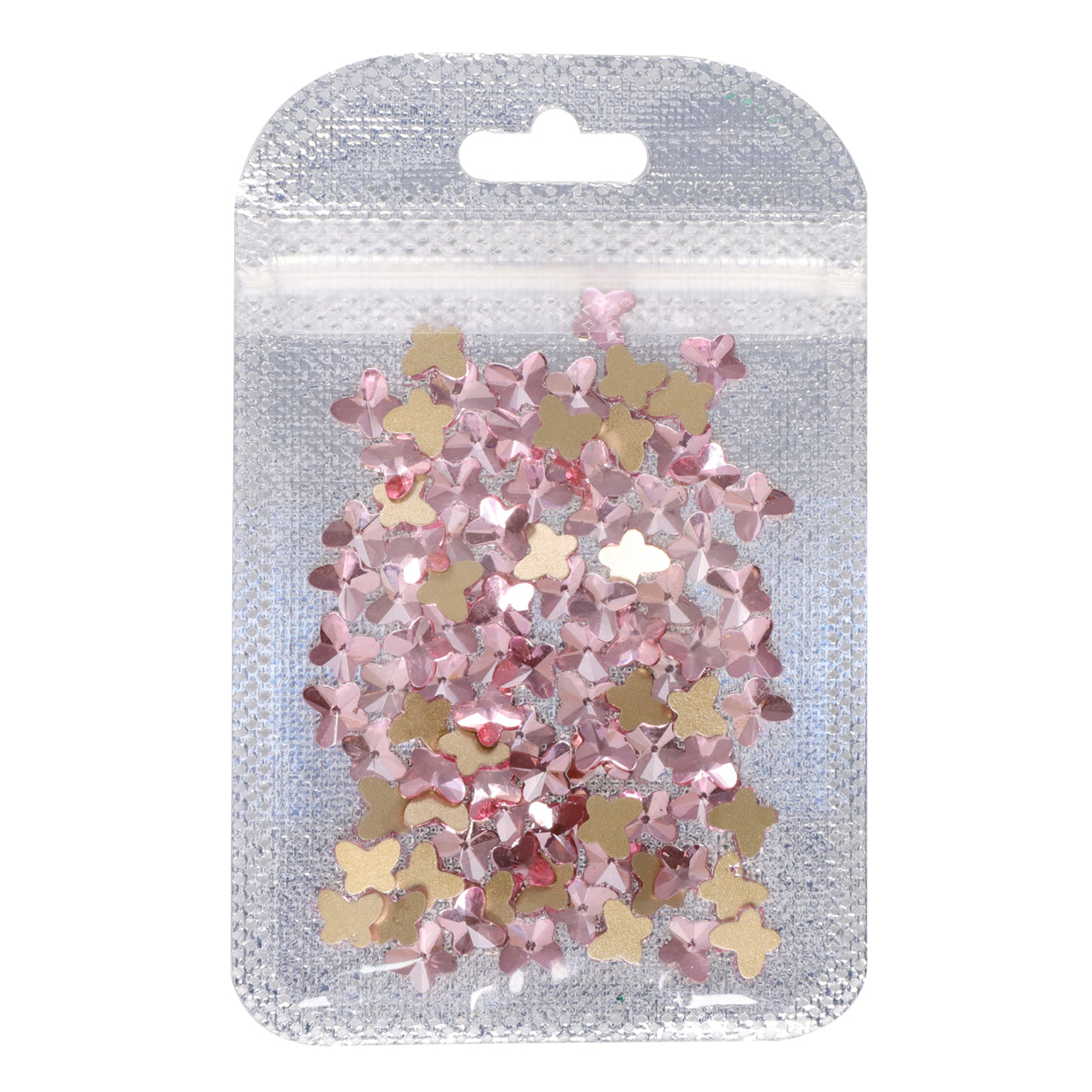 Butterfly Shape Light Pink Flat Back Fancy Rhinestones WholesaleRhinestone