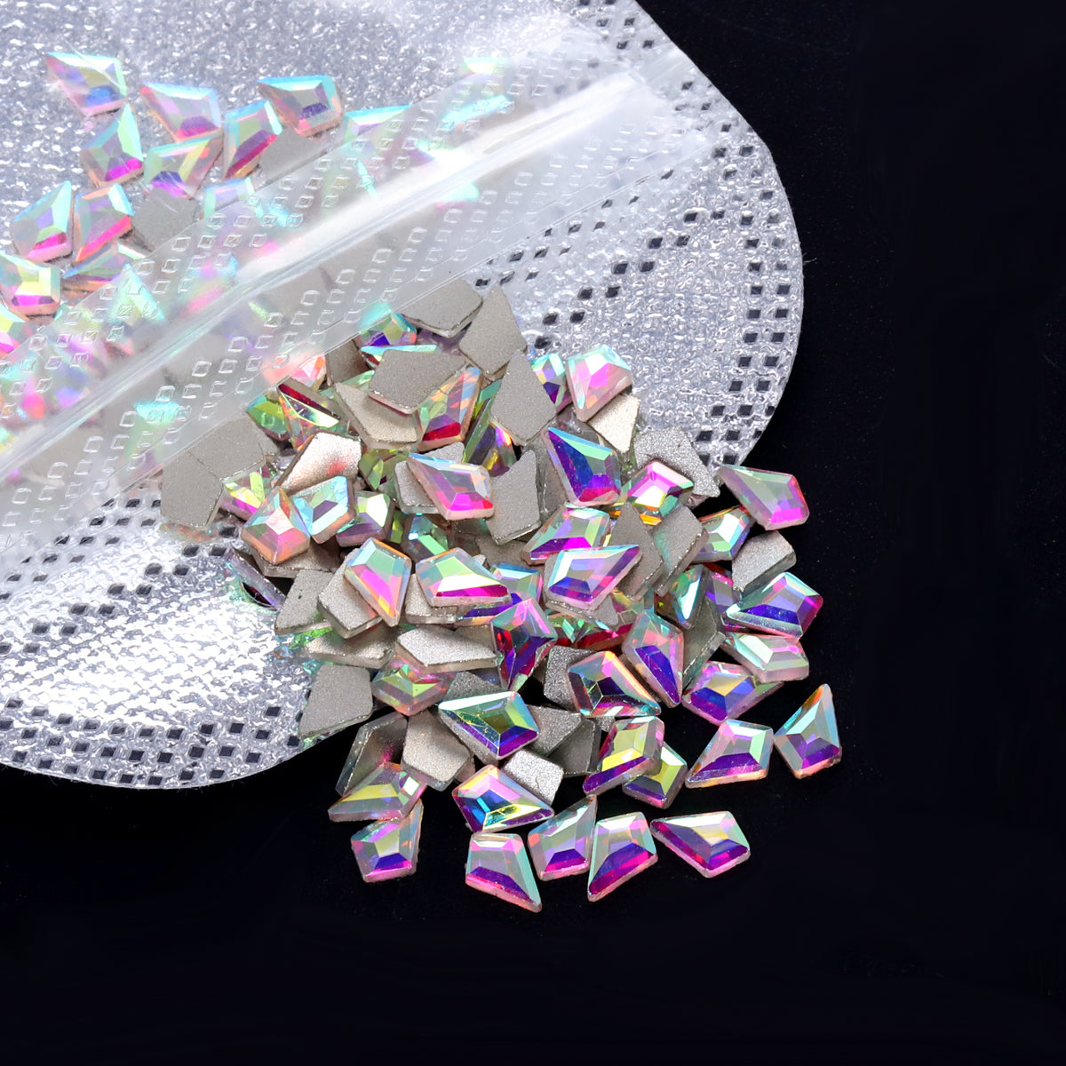 Arrow Shape Crystal AB Flat Back Fancy Rhinestones
