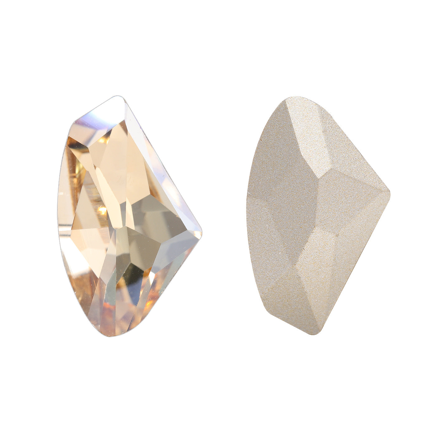 Golden Shadow Galactic Shape High Quality Glass Pointed Back Fancy Rhinestones WholesaleRhinestone Image principale du produit