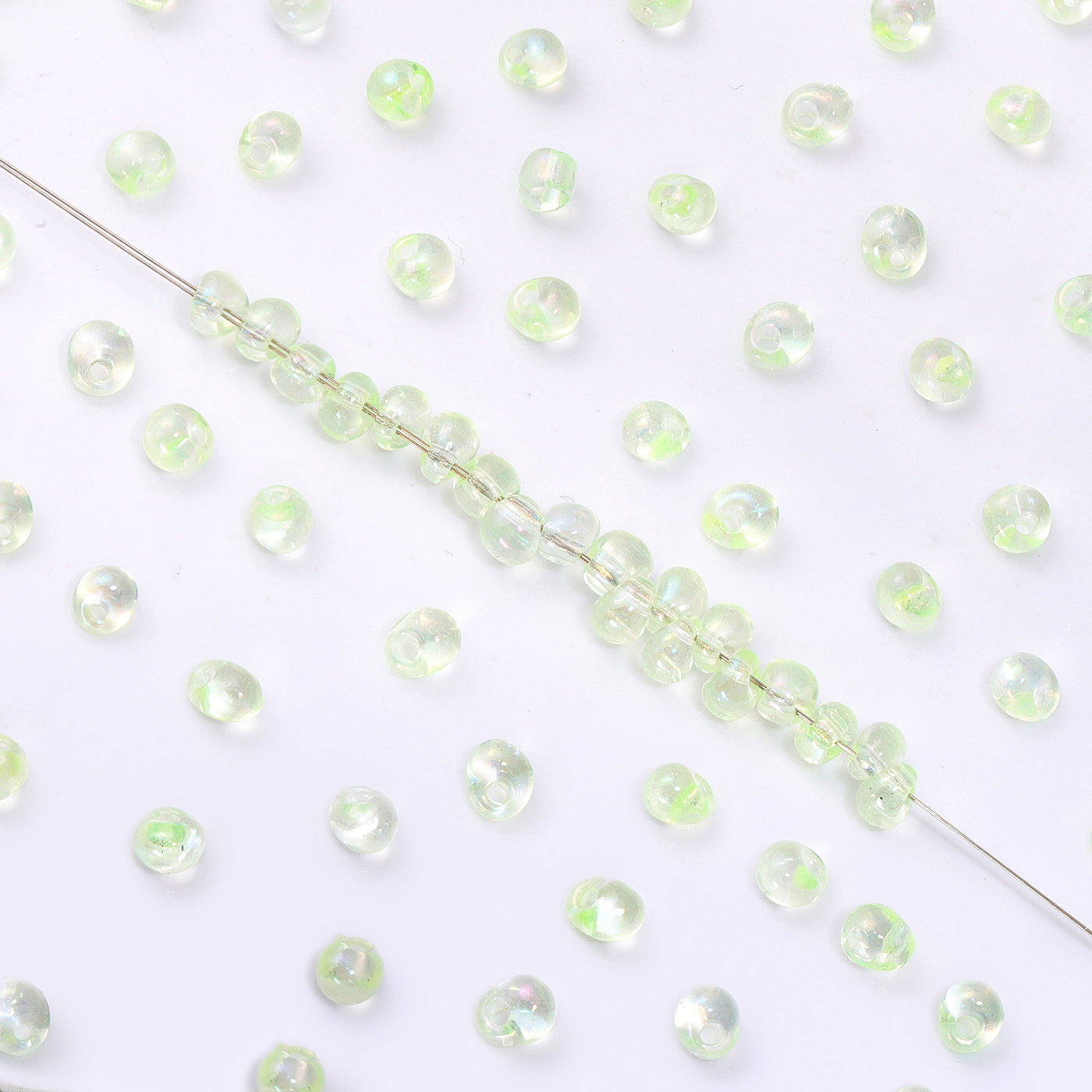 Various Colors Transparent AB Drop Shape Glass Seed Beads