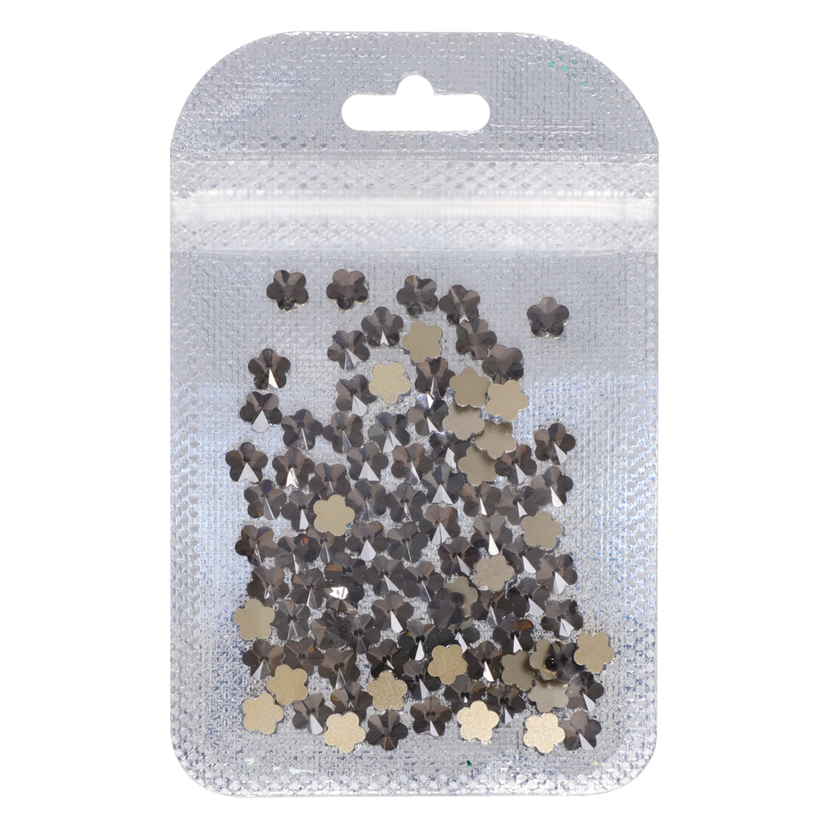 5 leaf plum blossoms Shape Black Diamond Flat Back Fancy Rhinestones WholesaleRhinestone