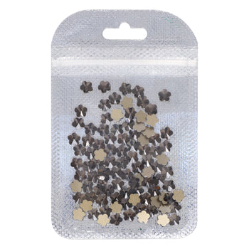 5 leaf plum blossoms Shape Black Diamond Flat Back Fancy Rhinestones WholesaleRhinestone