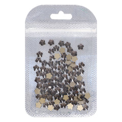 Butterfly Form Black Flat Back Fancy Rhinestones