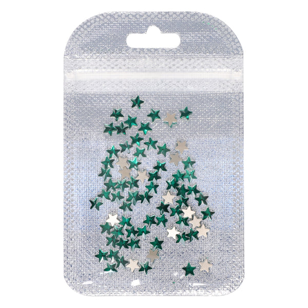 Star Shape Dark Green Flat Back Fancy Rhinestones WholesaleRhinestone